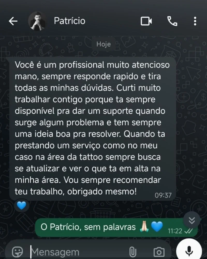 Feedback do Pedra Estúdio