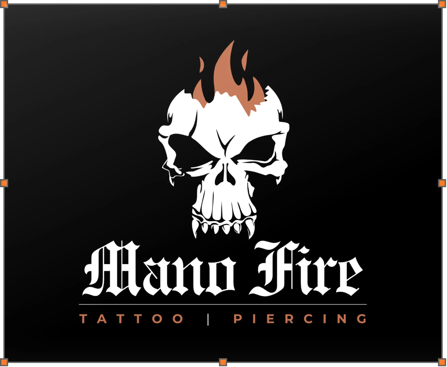Identidade Visual — Mano Fire Tattoo & Piercing