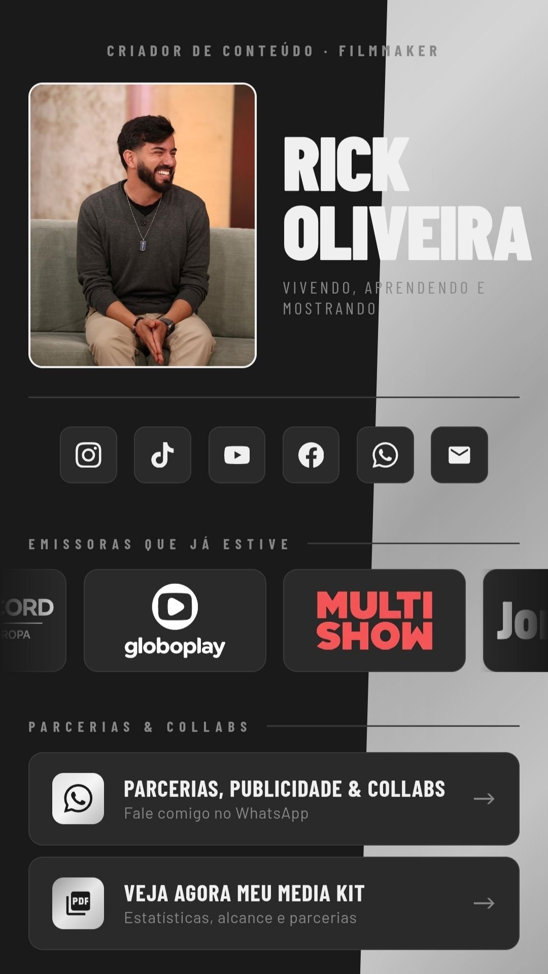 Bio site — Rick Oliveira