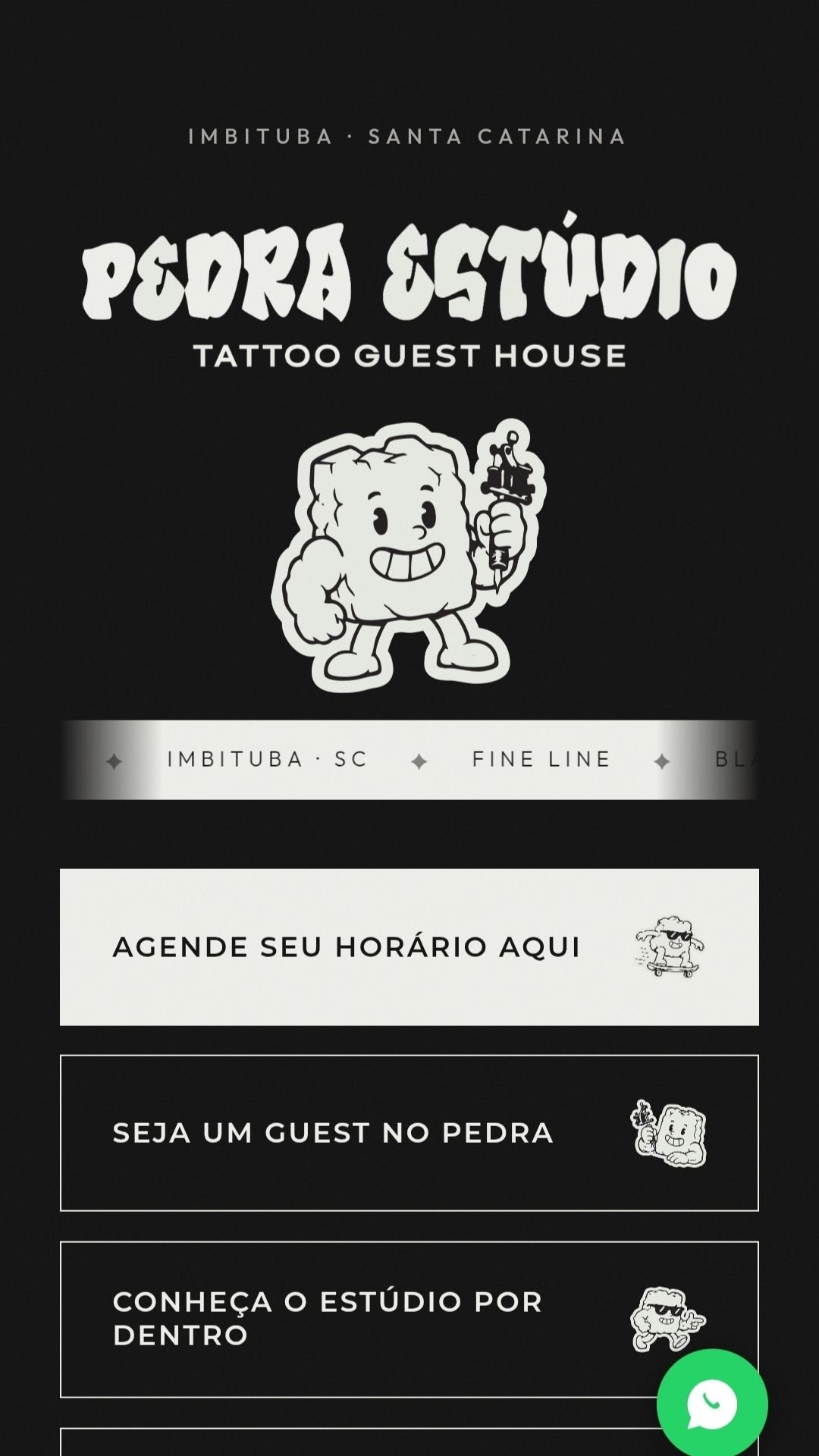 Bio site — Pedra Estúdio