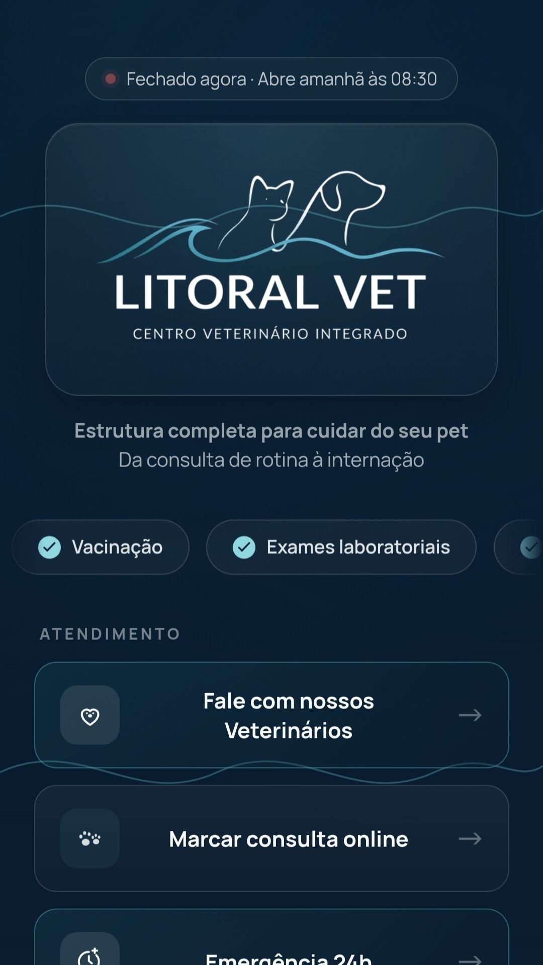 Bio site — Litoral Vet