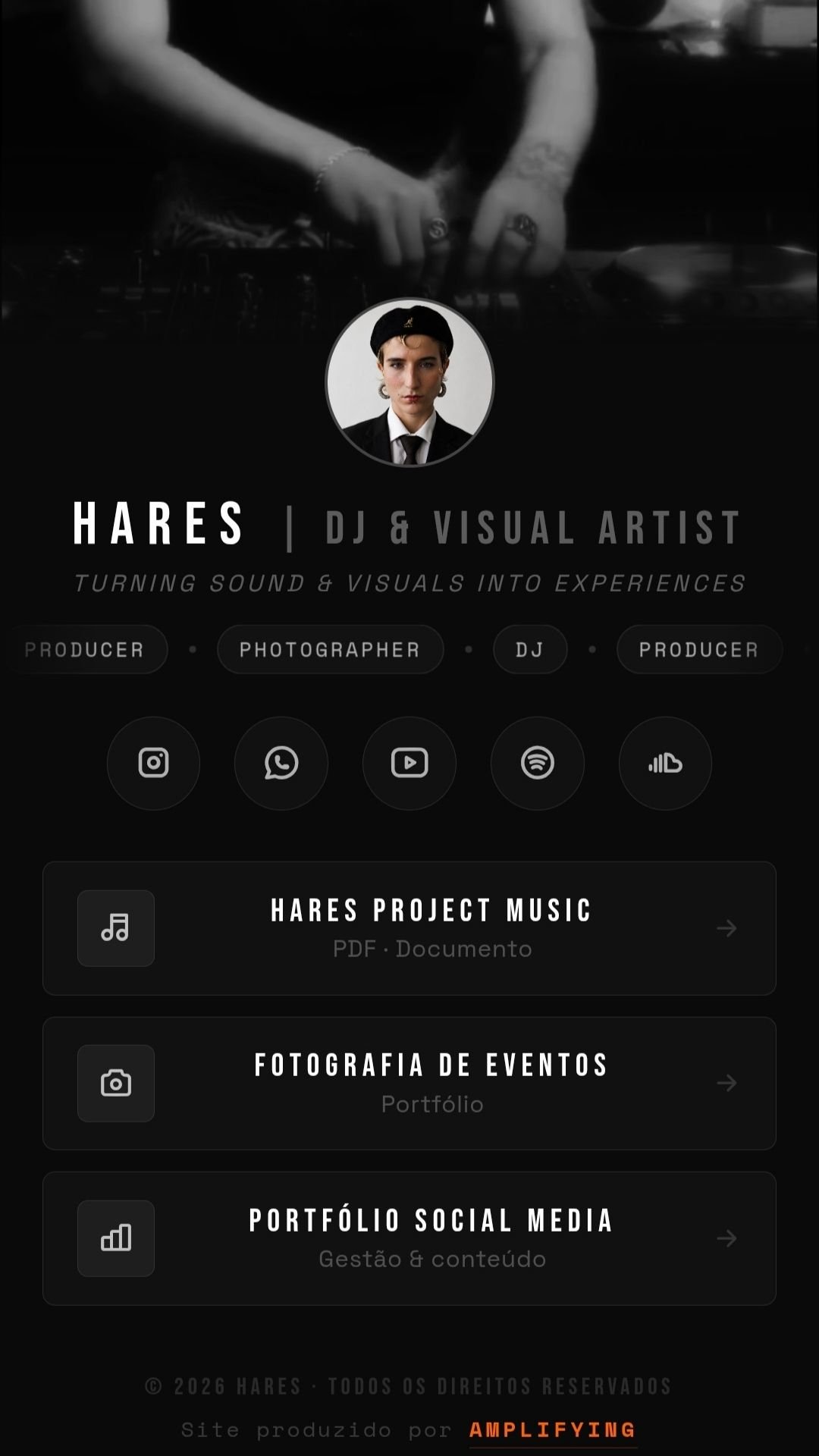Bio site — Hares